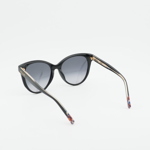 Missoni MIS 0029/S 0807 9O Sunglasses Black Cat Eye Frame, Grey Lenses main image 5
